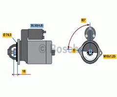 Bosch 0001107433 rozrusznik 12v, toyota corolla kombi (_e12j_, _e12t_)