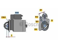 Bosch 0001108182 rozrusznik 12 v, renault 19 i (b/c53_), volvo 340-360 (343, 345)