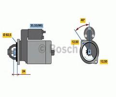 Bosch 0001109357 rozrusznik 12v 