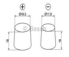 Bosch 0092s30060 akumulator samochodowy  56ah/480 l+  s3, chevrolet trans sport