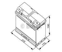 Bosch 0092s40110 akumulator samochodowy  80ah/740 p+  s4, audi a6 (4a, c4), bmw 5 (e60)