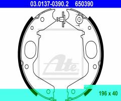 Ate 03.0137-0390 szczęki hamulcowe mitsubishi pajero 90-00 (ręczny)