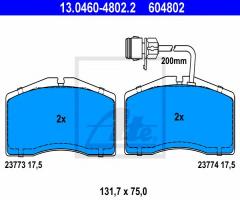 Ate 13.0460-4802 klocki hamulcowe audi s8 4,2 99-02 z czujnikiem, audi a8 (4d2, 4d8)