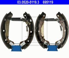 Ate 03.0520-5119 szczęki hamulcowe top kit opel, opel corsa c (f08, f68)