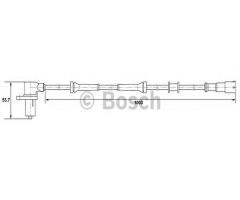 Bosch 0265006212 czujnik abs alfa fiat lancia, alfa romeo 155 (167), fiat tempra (159)