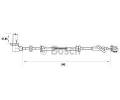 Bosch 0265006703 czujnik abs nissan, nissan almera ii hatchback (n16)
