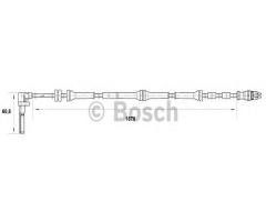 Bosch 0265007086 czujnik abs alfa romeo, alfa romeo 147 (937)