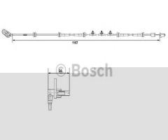 Bosch 0265007463 czujnik abs nissan, nissan primera (p12)