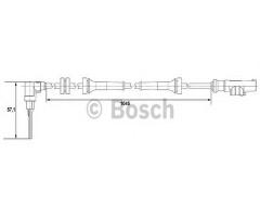 Bosch 0265007610 czujnik abs fiat, fiat punto (188)