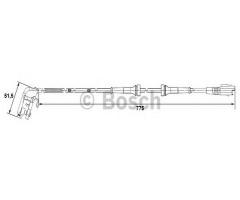 Bosch 0265007779 czujnik abs citroen, citroËn c4 i (lc_), peugeot 307 (3a/c)