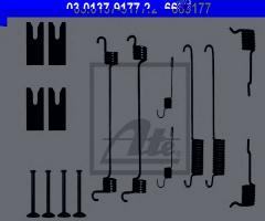 Ate 03.0137-9177 sprężynki do szczęk ham. ford, ford mondeo i (gbp)