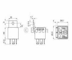 Bosch 0332019150 przekaźnik