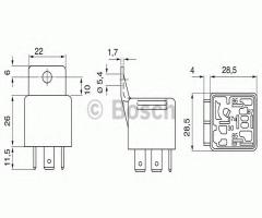Bosch 0332209150 przekaźnik