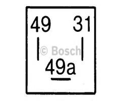Bosch 0335200038 przekaźnik kierunkowskazów vw skoda ford, audi 50 (86), bmw 3 (e21)