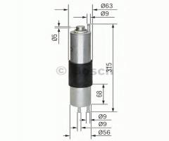 Bosch 0450905952 filtr paliwa bmw, bmw 3 (e46)