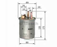 Bosch 0450906357 filtr paliwa ford, ford focus (daw, dbw)