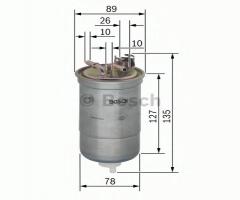 Bosch 0450906429 filtr paliwa audi, audi a6 (4f2, c6)