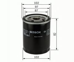 Bosch 0451103270 filtr oleju mazda 323 1.7d 86-89 kia, asia motors rocsta, ford econovan (kba, kca)