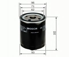 Bosch 0451103289 filtr oleju vw polo 1,9d 94-   op525/2 , seat arosa (6h), skoda felicia i (6u1)