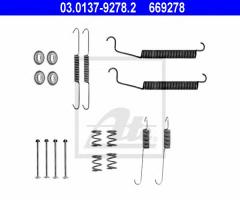 Ate 03.0137-9278 sprężynki do szczęk ham. peugeot, dacia logan (ls_), peugeot 206+ (t3e)