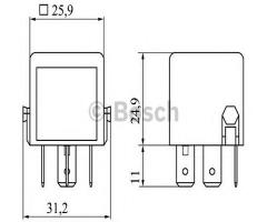 Bosch 0986332040 przekaźnik