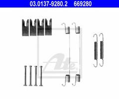 Ate 03.0137-9280 sprężynki do szczęk ham. renault clio 05-, daihatsu charade, nissan note (e11)