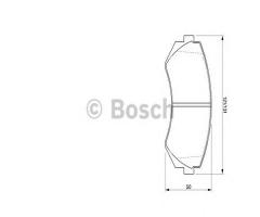 Bosch 0986424489 klocki hamulc. nissan almera  97-00 (+abs), nissan almera i hatchback (n15)