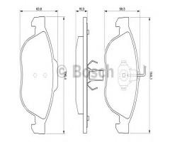 Bosch 0986424507 klocki hamulc. alfa romeo 156 1,6-1,9jtd 97-, alfa romeo 156 (932)