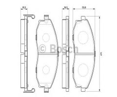 Bosch 0986424670 klocki hamulc. hyundai starex  97-, hyundai h-1 / starex