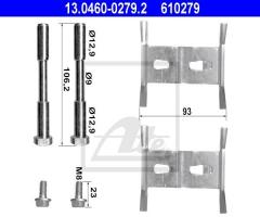 Ate 13.0460-0279 zestaw montażowy klocków hamulcowych vw touareg przód, porsche cayenne (955)