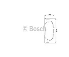 Bosch 0986424730 klocki hamulc. toyota camry  99-01 tył, toyota camry (mcv3_, acv3_, _xv3_)