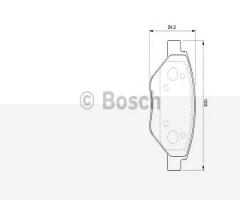 Bosch 0986424774 klocki hamulc. renault megane ii 1.4  02, renault megane ii (bm0/1_, cm0/1_)