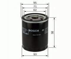 Bosch 0986452024 filtr oleju nissan, lti tx, nissan cherry iii (n12)