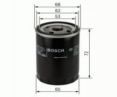 Bosch 0986452028 filtr oleju toyota , citroËn c1 (pm_, pn_), daihatsu cuore i (l55, l60)