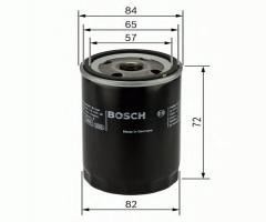 Bosch 0986452035 filtr oleju nissan micra 1.0/1.2 82-92, nissan micra i (k10)