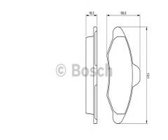 Bosch 0986460949 klocki hamulc. ford escort,orion 90-00 z czuj., ford escort v (gal)