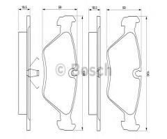 Bosch 0986461752 klocki hamulc. volvo 850,s70,v70,c70, volvo 850 (ls)