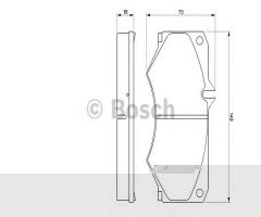 Bosch 0986467841 klocki hamulc. mercedes 207-310, mercedes-benz klasa g (w460)