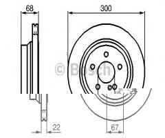 Bosch 0986479042 tarcza hamulc. mercedes w211 e-klasa  02-09 tył, mercedes-benz cls (c218)
