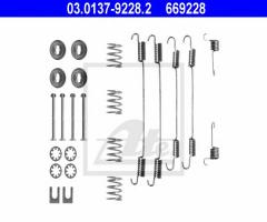 Ate 03.0137-9228 sprężynki do szczęk ham. nissan peugeot, citroËn zx break (n2)