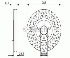 Bosch 0986479114 tarcza hamulc. fiat ulysse  02-, citroËn jumpy (u6u), fiat scudo combinato (220p)