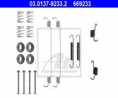 Ate 03.0137-9233 sprężynki do szczęk ham. renault kangoo, nissan kubistar nadwozie pełne (x80)