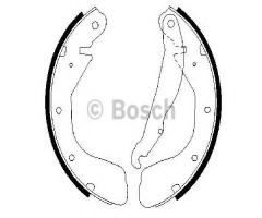Bosch 0986487263 szczęki hamulc. opel astra f  91-98, opel corsa a tr (91_, 92_, 96_, 97_)