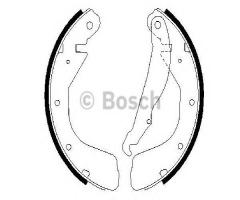 Bosch 0986487264 szczęki hamulc. opel astra f  91-98, daewoo espero (klej)