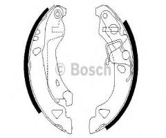 Bosch 0986487317 szczęki hamulc. fiat punto  93-99, fiat punto (176), lancia y (840a)