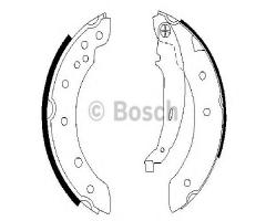 Bosch 0986487585 szczęki hamulc. renault laguna  93-01, citroËn zx (n2), dacia logan (ls_)