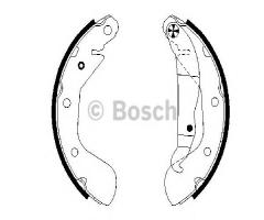 Bosch 0986487614 szczęki hamulc. opel astra f  91-98, opel corsa c (f08, f68)
