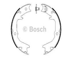 Bosch 0986487685 szczęki hamulc. mitsubishi outlander 03- (ręczny)