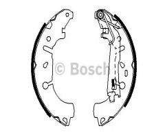 Bosch 0986487703 szczęki hamulc. opel corsa d  06-, fiat punto evo (199), opel corsa d