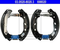 Ate 03.0520-8020 szczęki hamulcowe top kit ford, ford tourneo connect